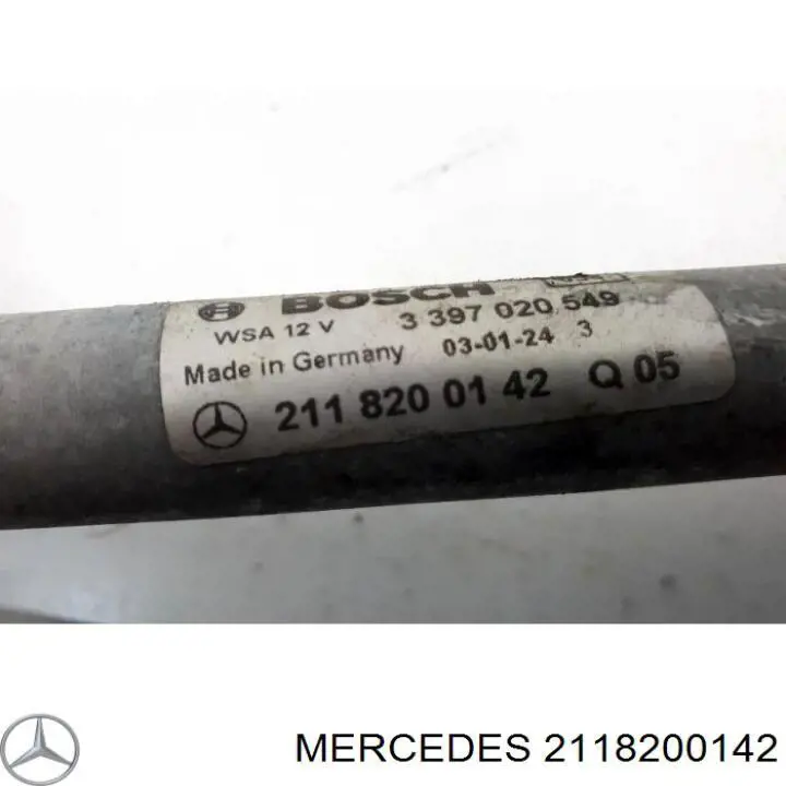 Trapézio de limpador pára-brisas para Mercedes E  S211
