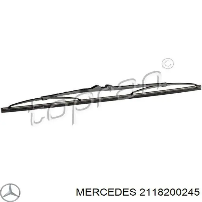A1638240227 Mercedes щетка-дворник заднего стекла