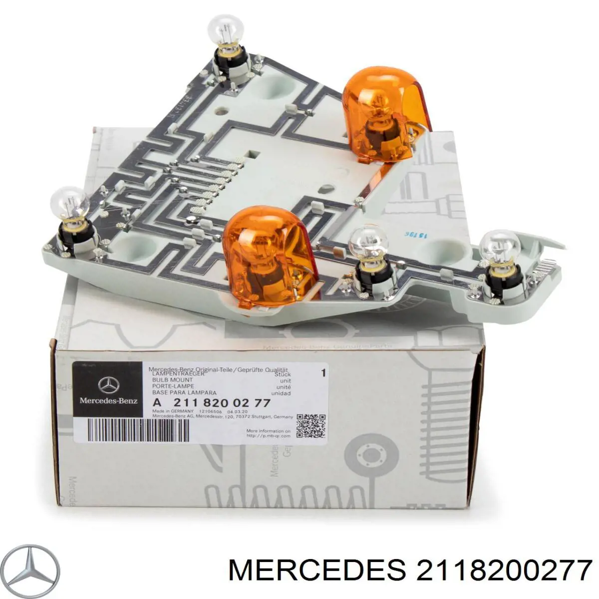 Плата заднего фонаря, контактная на Mercedes E (W211)