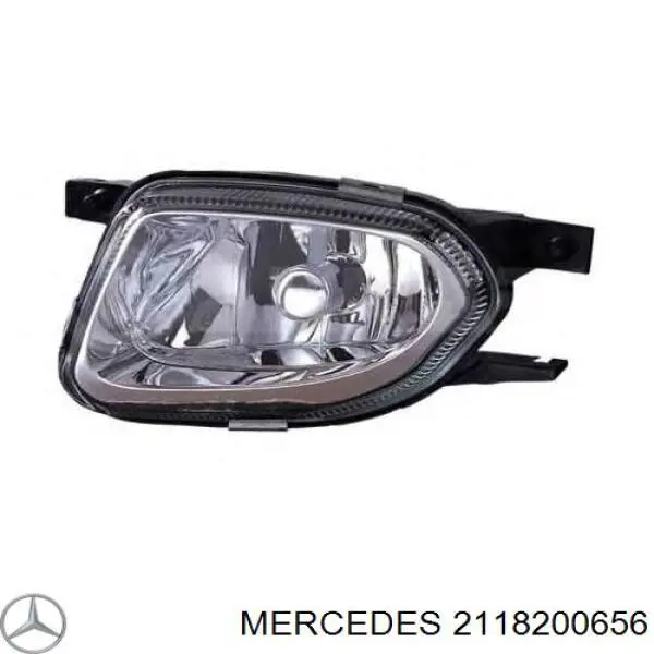 Фара противотуманная, правая Mercedes 2118200656 цена, от 43.83 USD