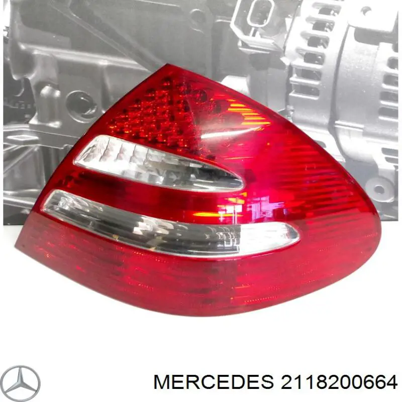 2118200664 Mercedes lanterna traseira direita
