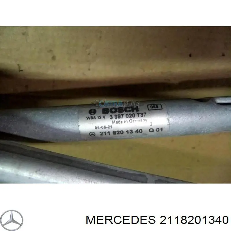 Trapézio de limpador pára-brisas Mercedes E preço, a partir de 67,75 USD