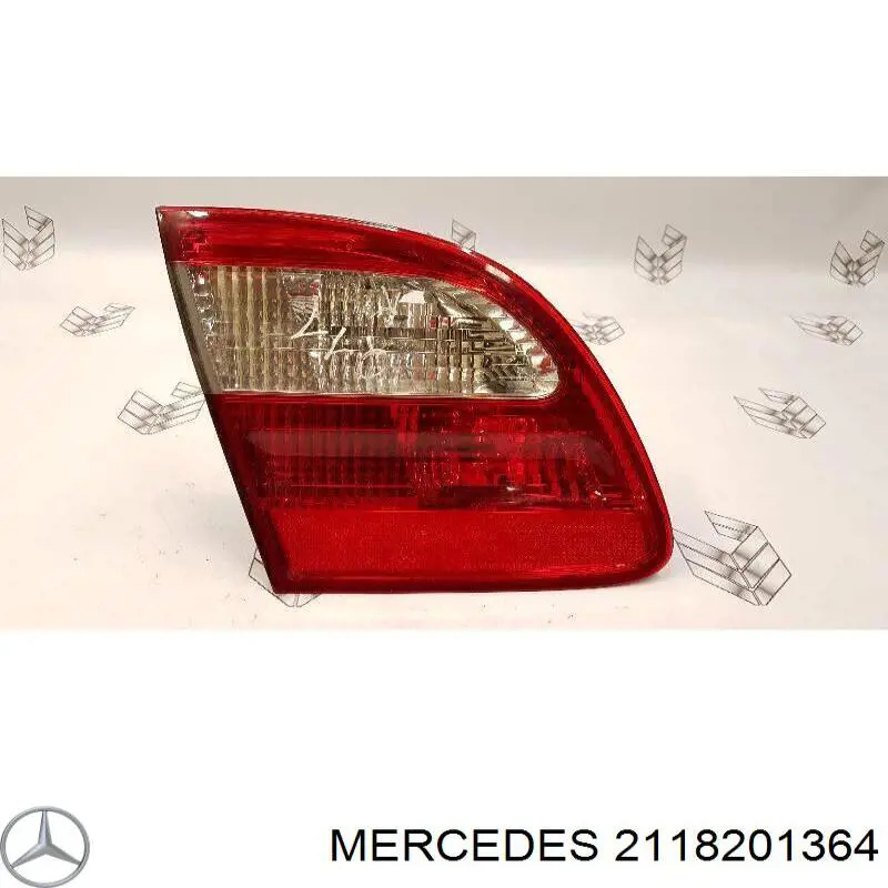 2118201364 Mercedes фонарь задний левый внутренний