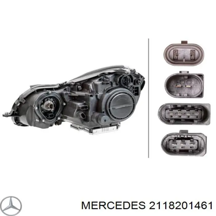 Купить 2118201461 Mercedes Фара основная правая