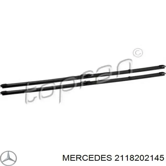 2118202145 Mercedes щетка-дворник лобового стекла, комплект из 2 шт.
