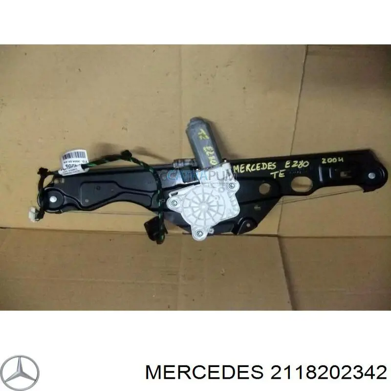 Motor de acionamento de vidro da porta traseira esquerda para Mercedes E (W211)