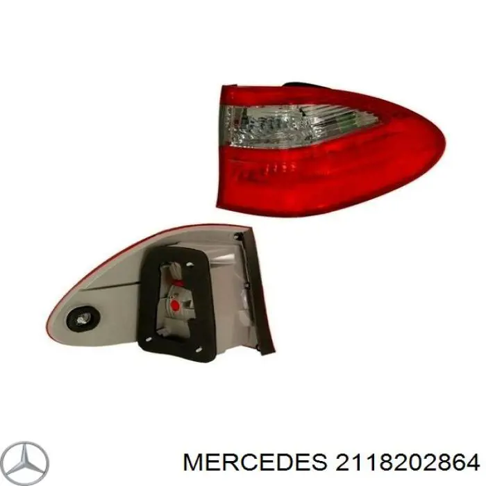 2118202864 Mercedes фонарь задний правый внешний