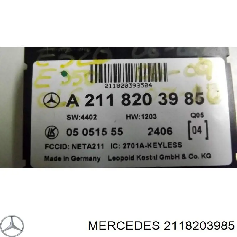A2118203985 Mercedes