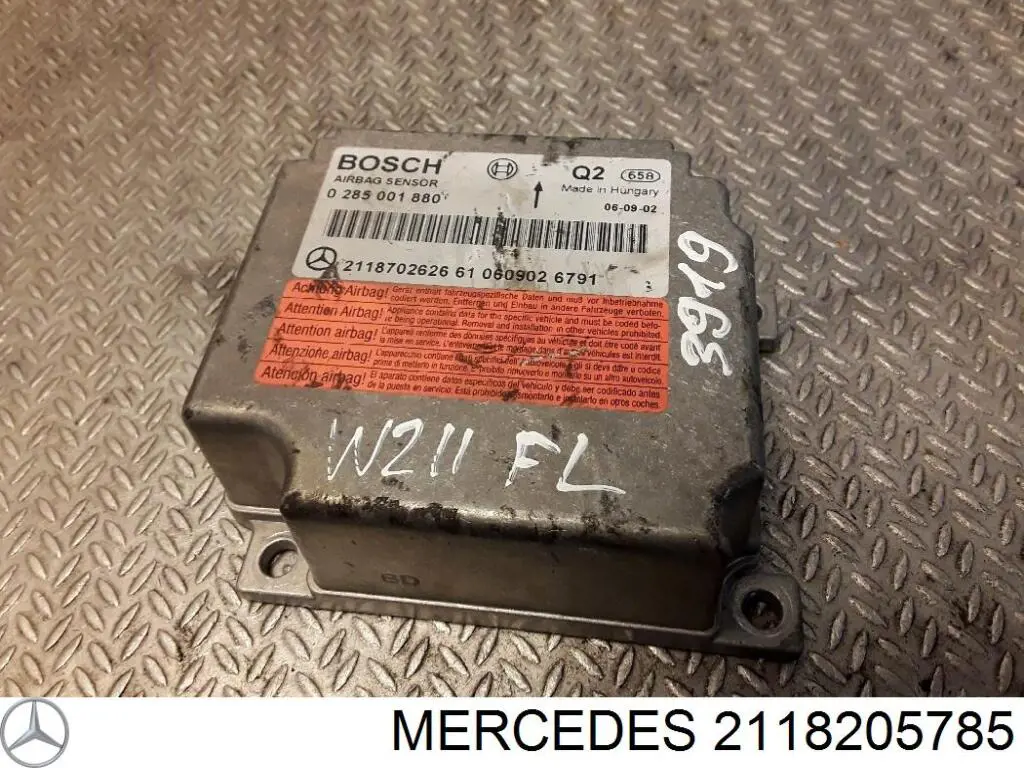Купить A211870398564 Mercedes Модуль-процессор управления подушкой безопасности