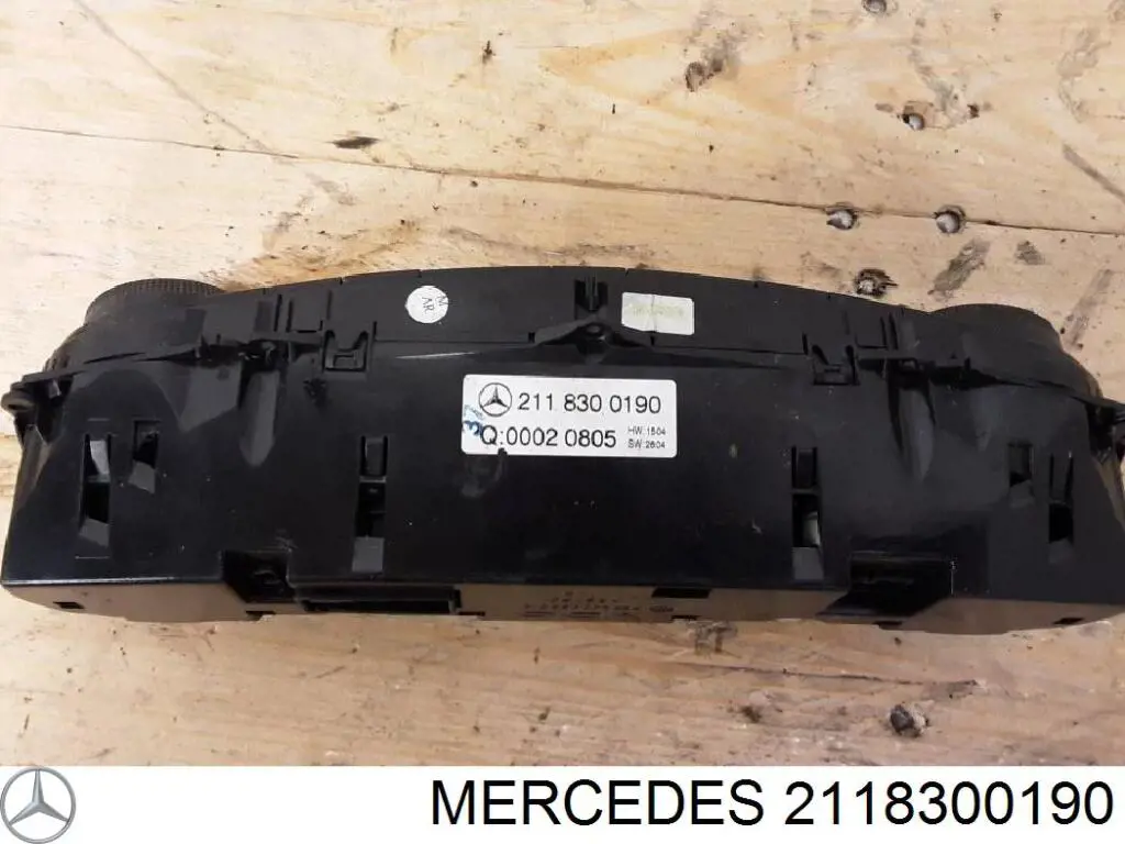 2118300190 Mercedes unidade de controlo dos modos de aquecimento/condicionamento