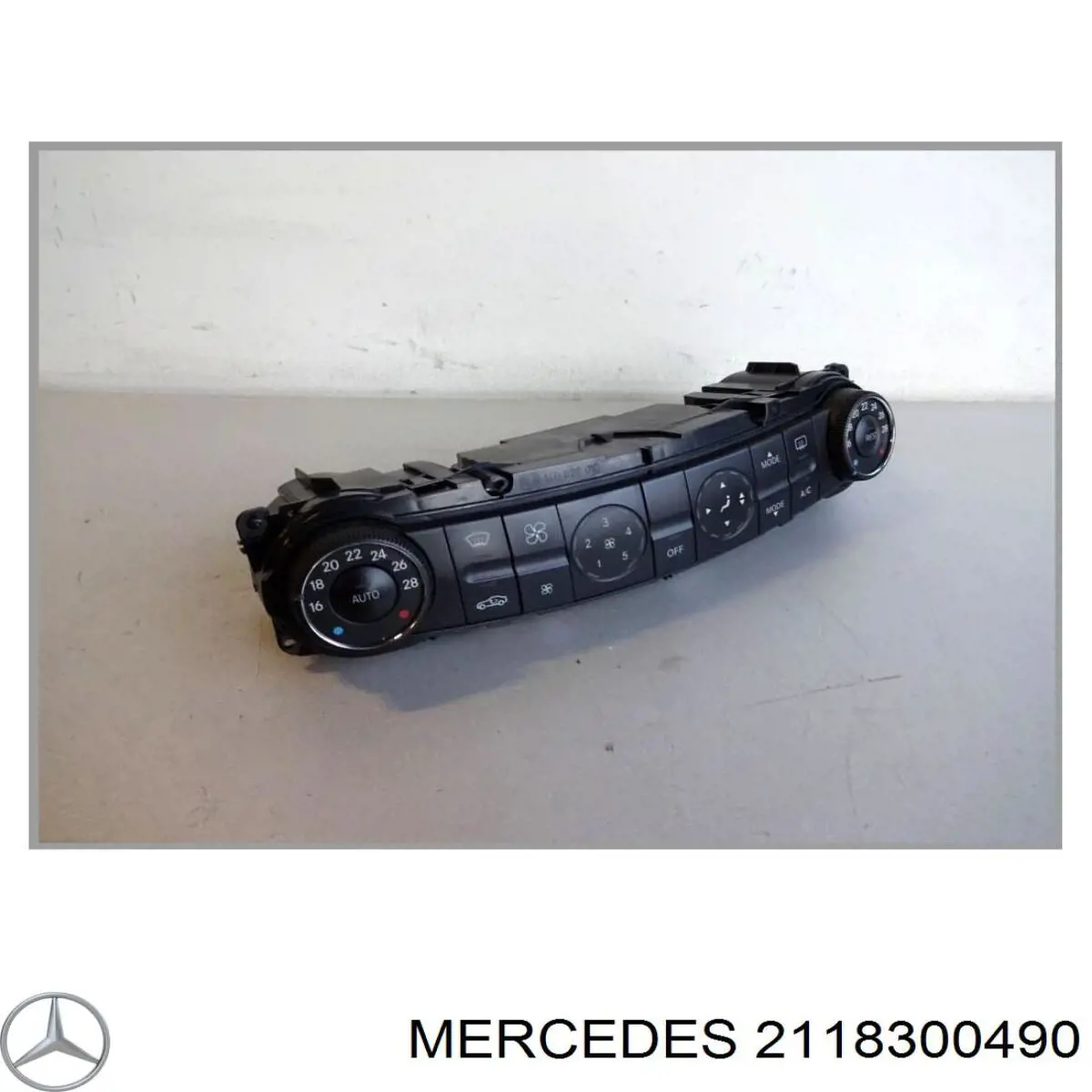 Блок управления печкой на Mercedes E (S211)