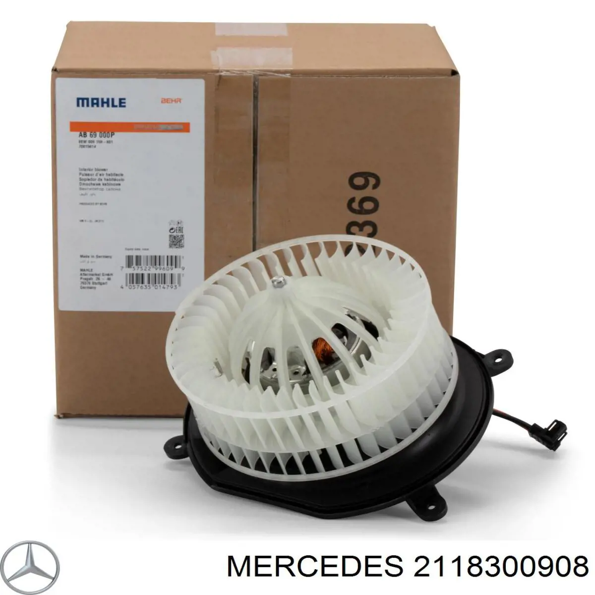 Моторчик печки Mercedes 2118300908