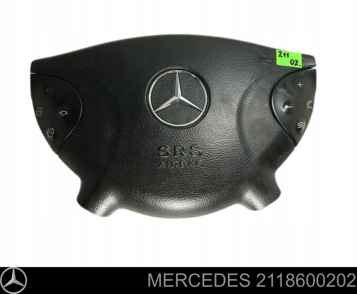21186002027F64 Mercedes подушка безопасности (airbag водительская)