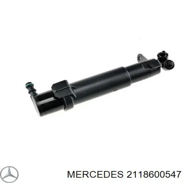 2118600547 Mercedes injetor de fluido para lavador da luz dianteira esquerda
