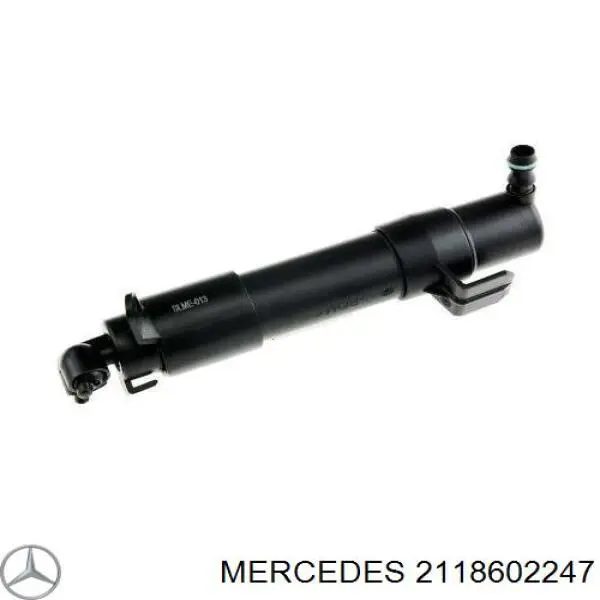 2118602247 Mercedes suporte do injetor de fluido para lavador das luzes (cilindro de elevação)