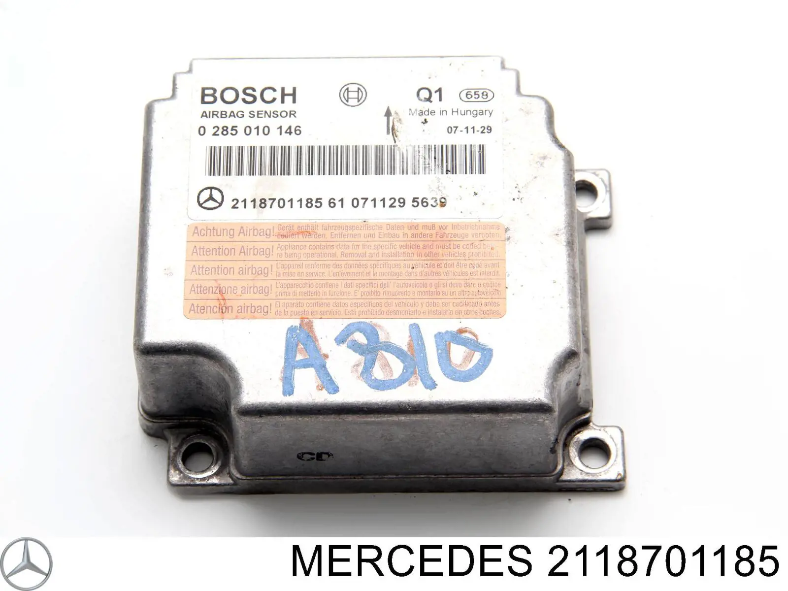 Блок управления airbag Mercedes 2118701185 цена, от 12.56 USD