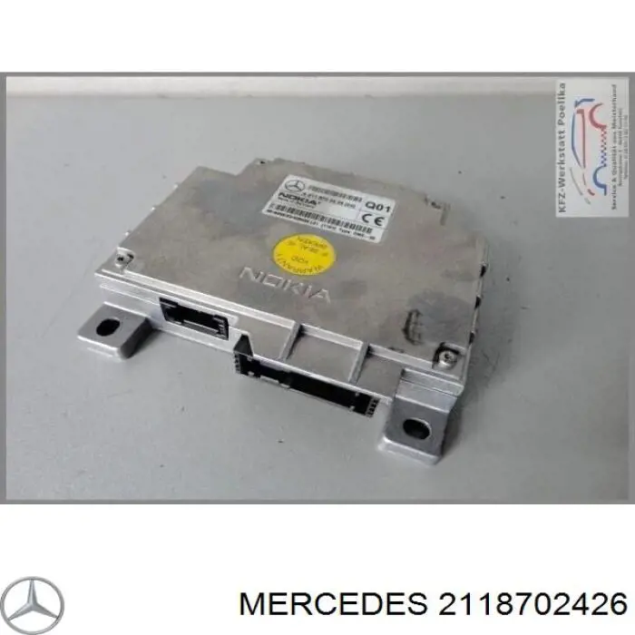 Блок управления телефоном на Mercedes S (W220)