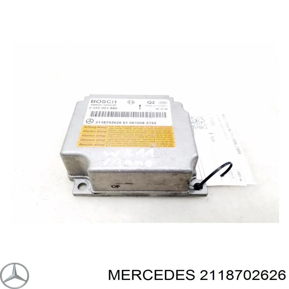 2118702626 Mercedes Модуль-процессор управления подушкой безопасности (ЭБУ AIRBAG)