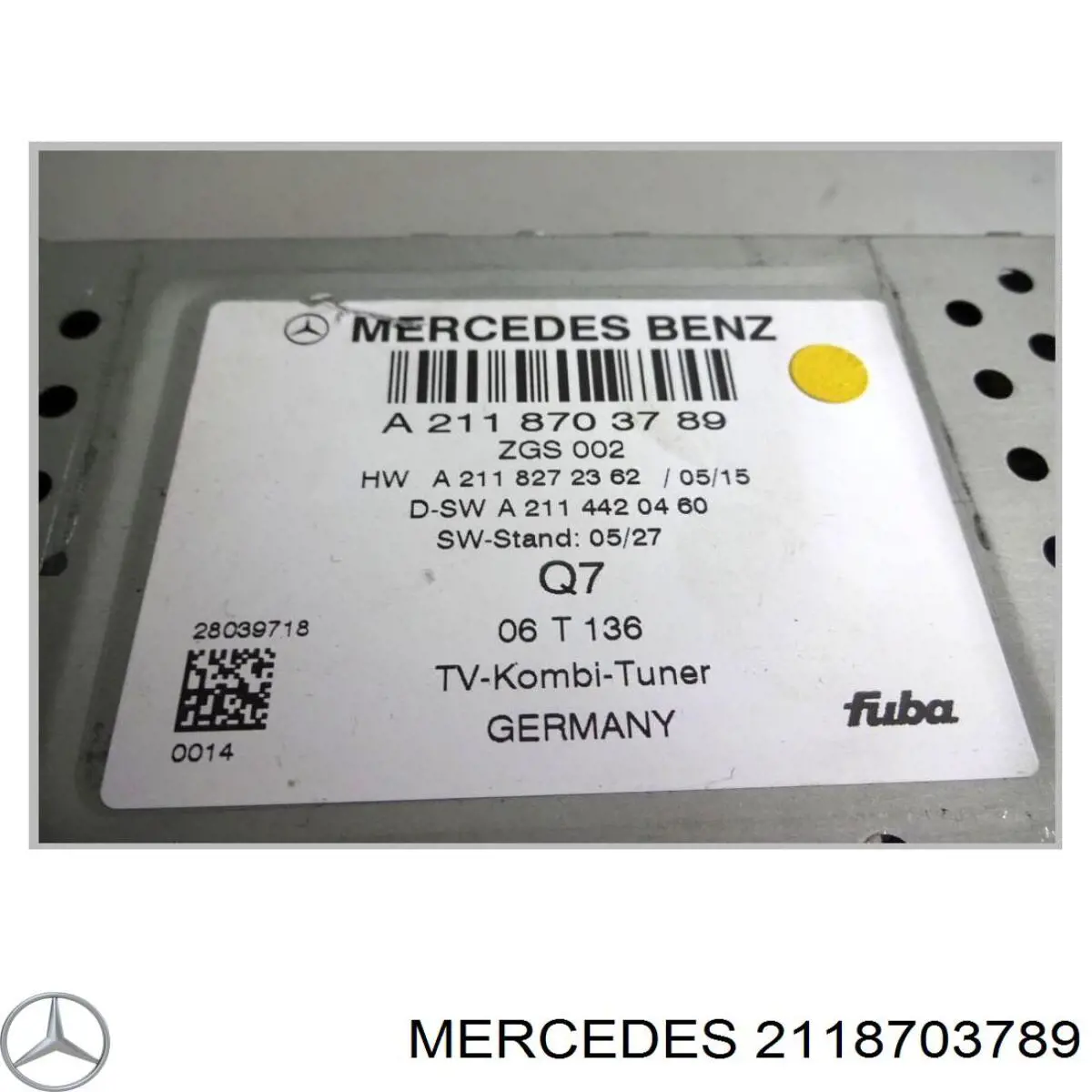 Блок управления мультимедийный Mercedes 2118707390 цена, от 115.69 USD