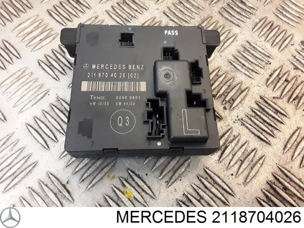 Купить 2118704026 Mercedes Блок комфорта задней двери