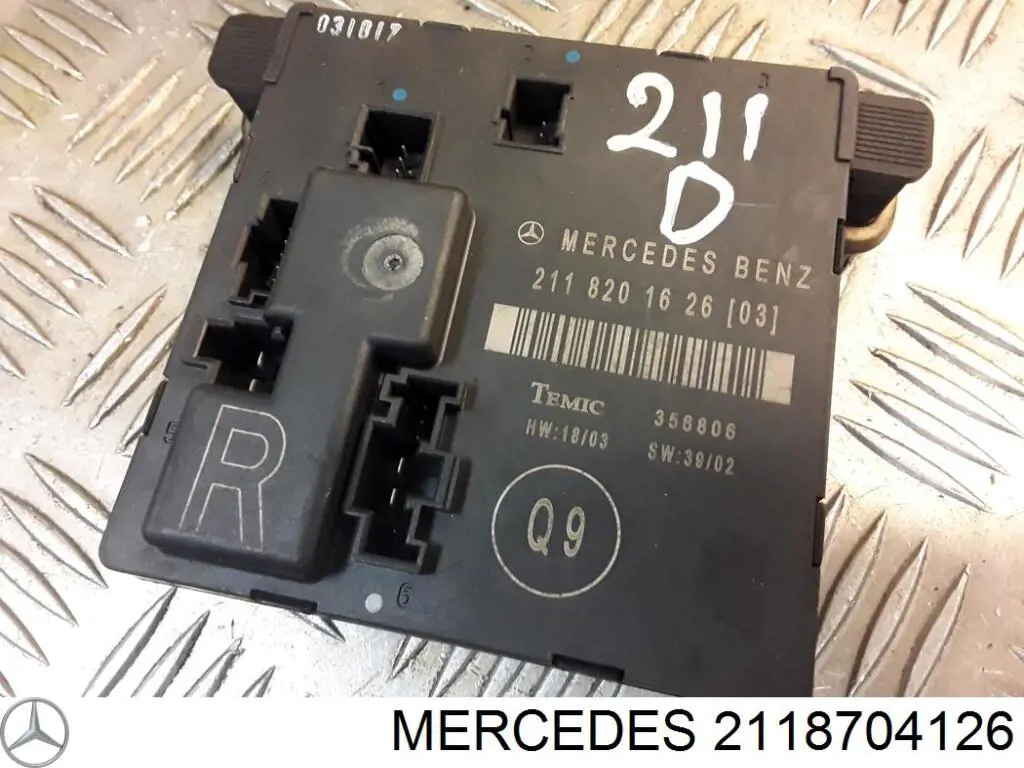 Блок комфорта задней двери Mercedes 2118704126 цена, от 6.33 USD