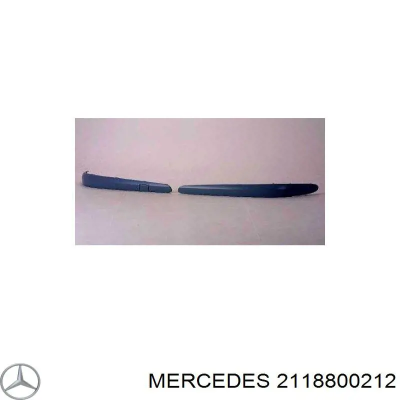 2118800212 Mercedes молдинг бампера переднего правый