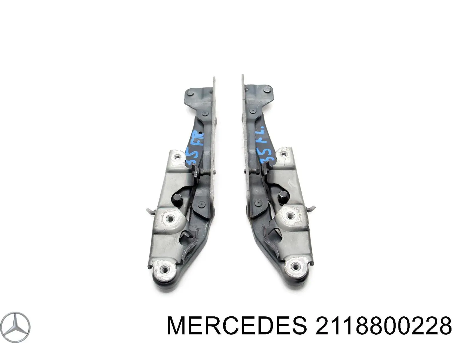 2118800228 Mercedes Шарнир капота правый