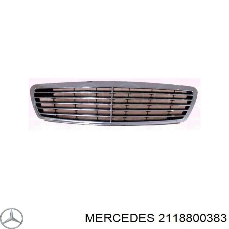 Купить A21188003837246 Mercedes Решетка радиатора