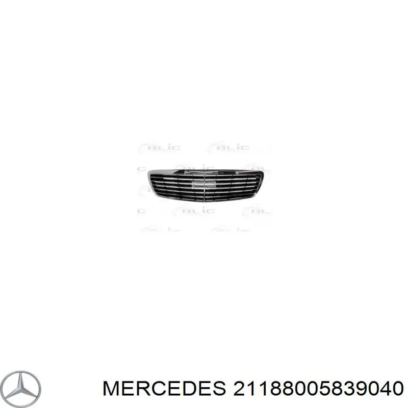21188005839040 Mercedes решетка радиатора