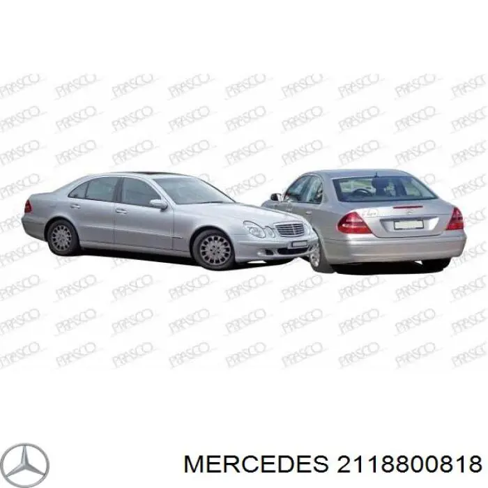 2118800818 Mercedes крыло переднее правое