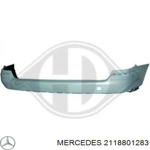 211 880 12 83 Mercedes pára-choque traseiro