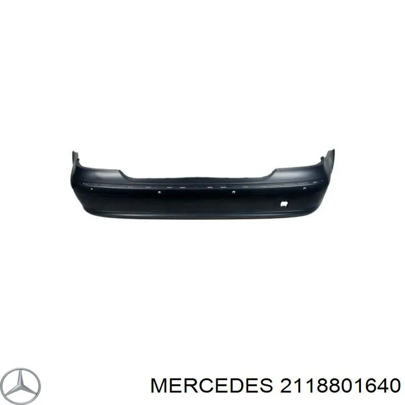 2118801640 Mercedes передний бампер