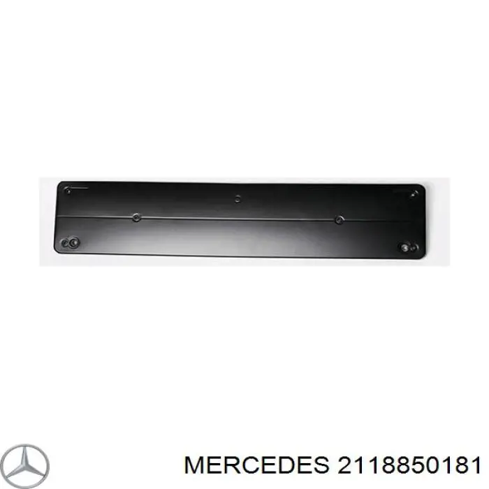 2118850181 Mercedes панель крепления номерного знака переднего