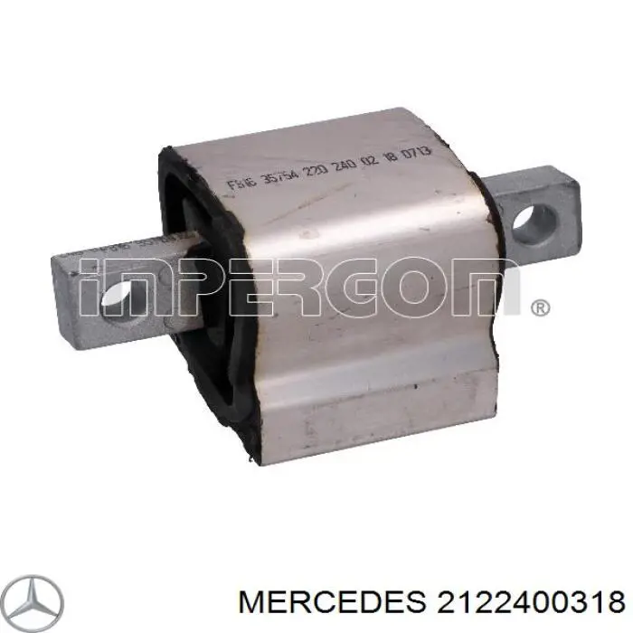 2122400318 Mercedes подушка трансмиссии (опора коробки передач)