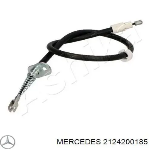 2124200185 Mercedes Трос ручного тормоза задний правый/левый