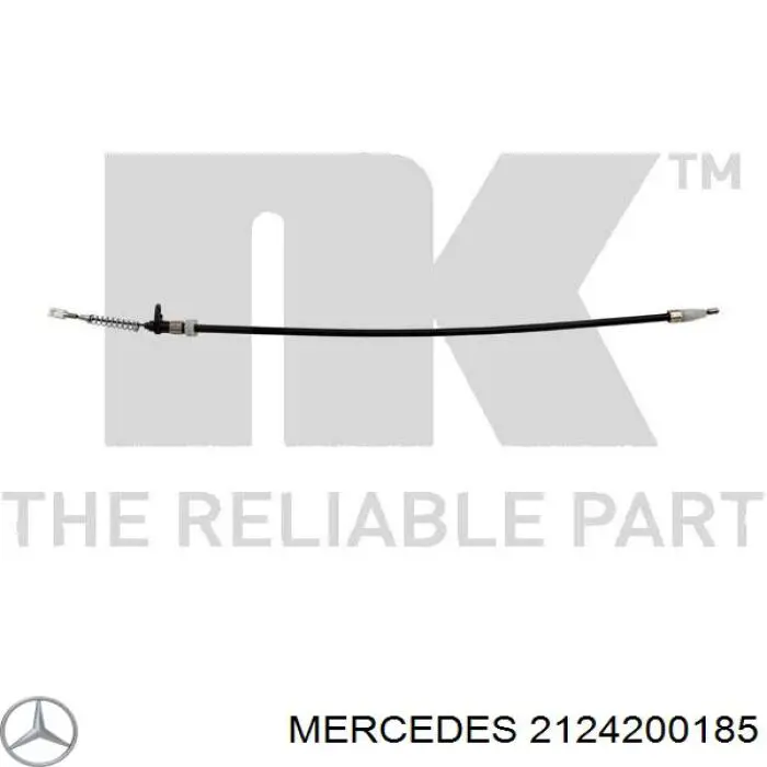 Задний трос ручника Mercedes 2124200185 цена, от 12.48 USD