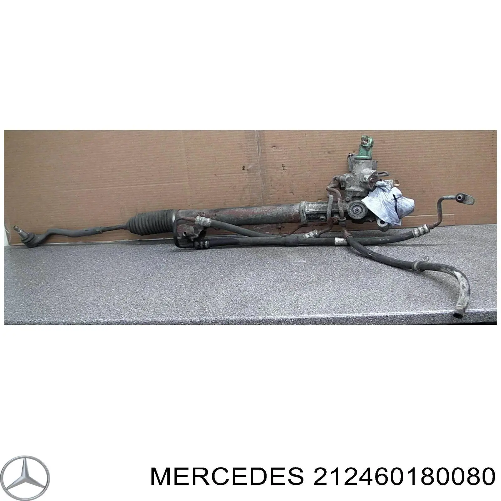 212460180080 Mercedes cremalheira da direção