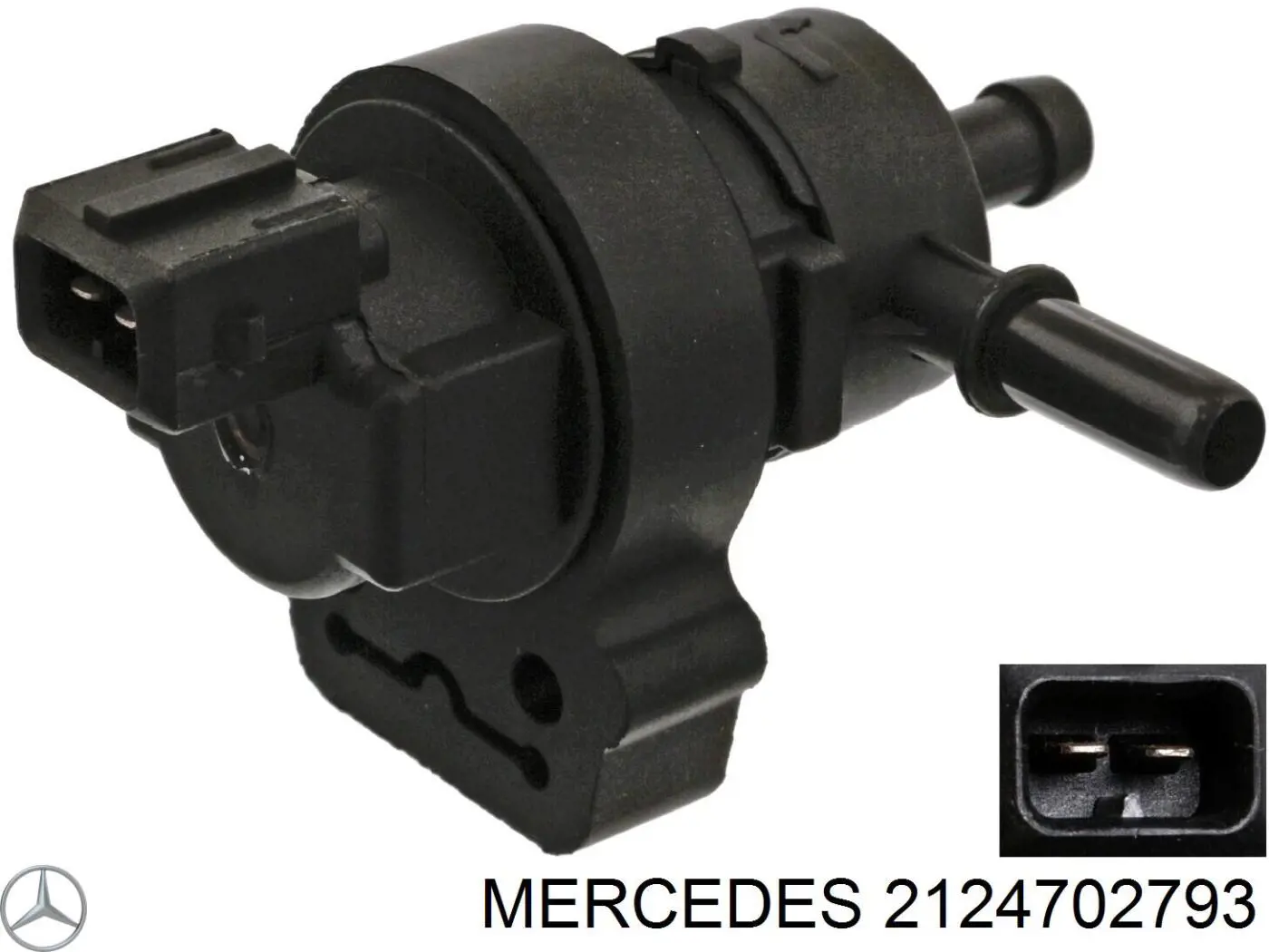 Клапан паров бака Mercedes 2124702793 цена, от 30.94 USD