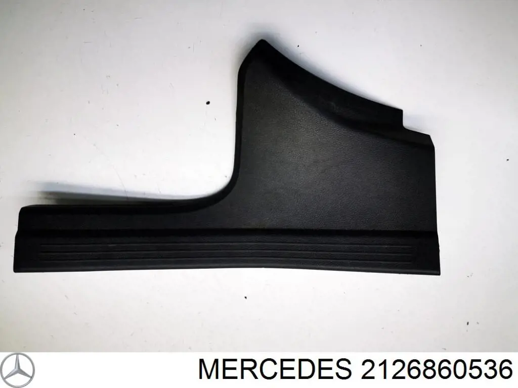 Placa sobreposta interna traseira esquerda de acesso na porta para Mercedes E (W212)