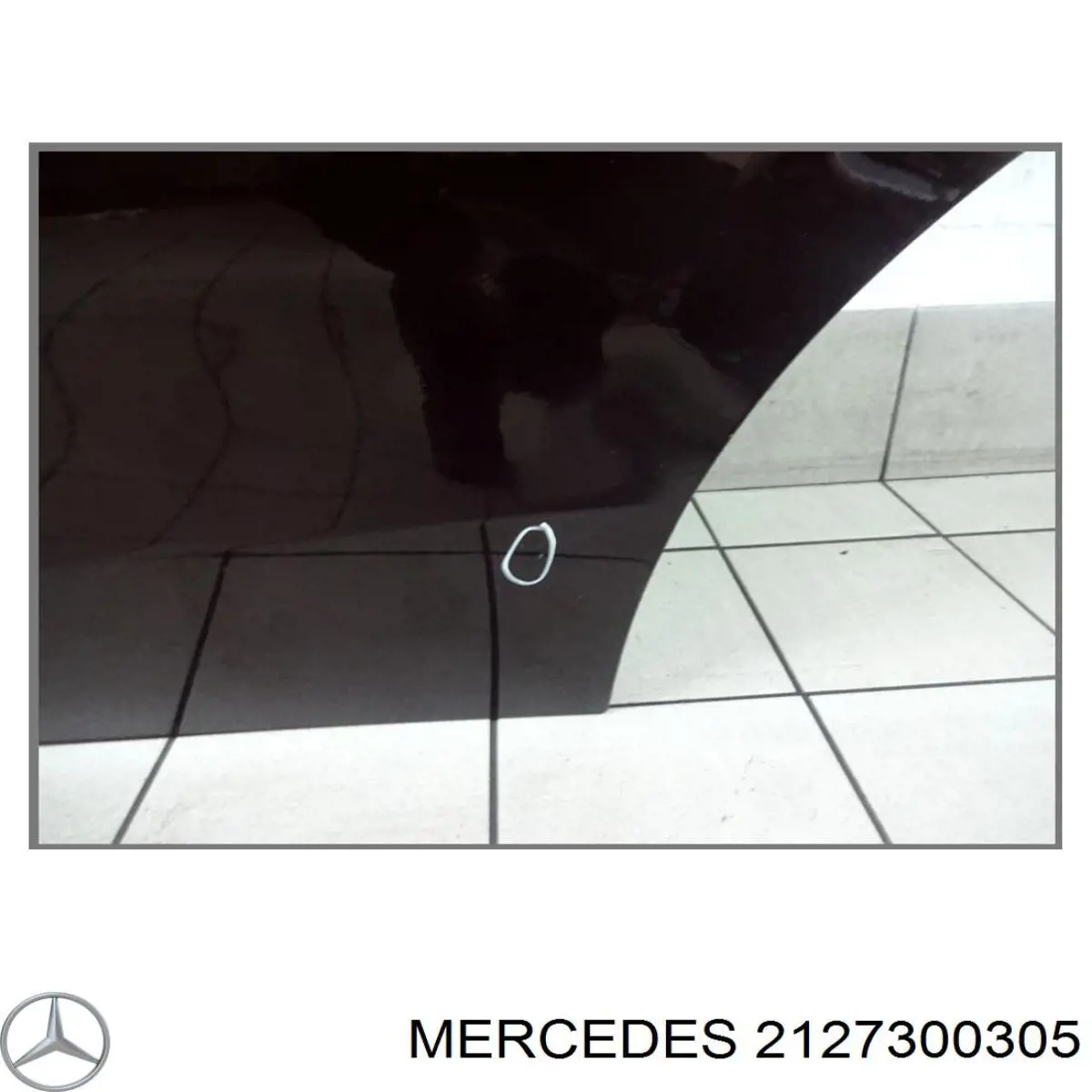 Купить A2127300305 Mercedes Дверь задняя