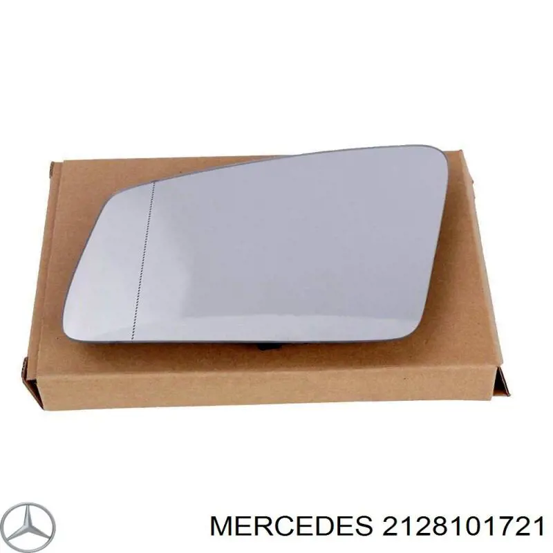 Стекло левого зеркала заднего вида 212810172164 Mercedes