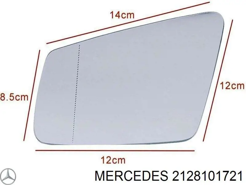 Зеркальный элемент водительского зеркала Autotechteile 1008168 цена, от 22.11 USD
