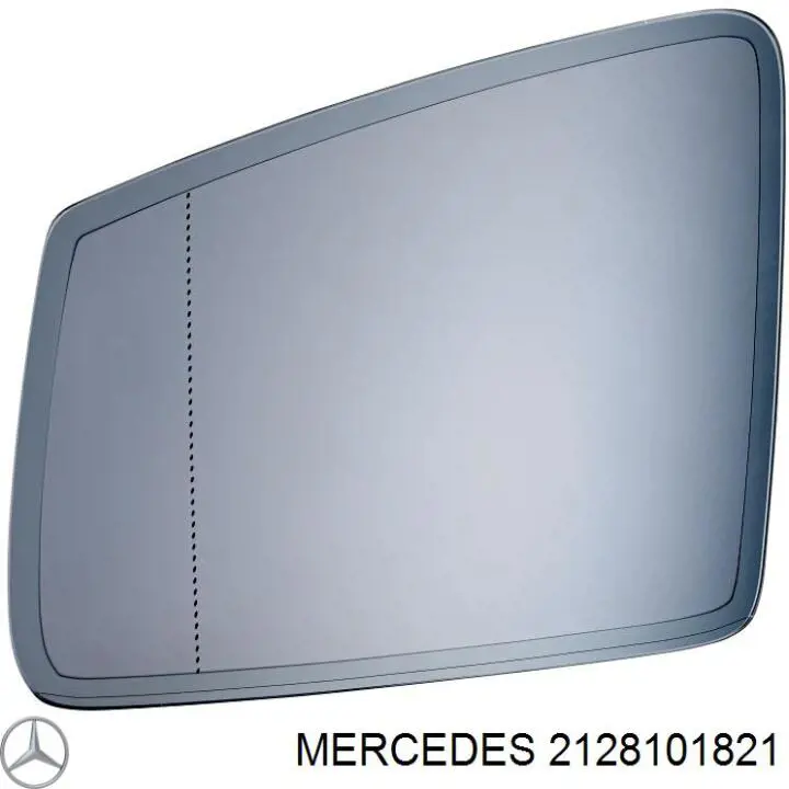 212 810 18 21 Mercedes зеркальный элемент зеркала заднего вида левого