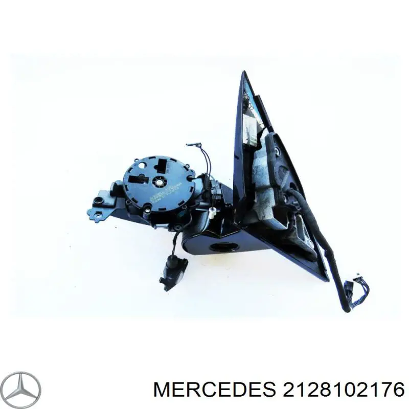 2128102176 Mercedes espelho de retrovisão esquerdo