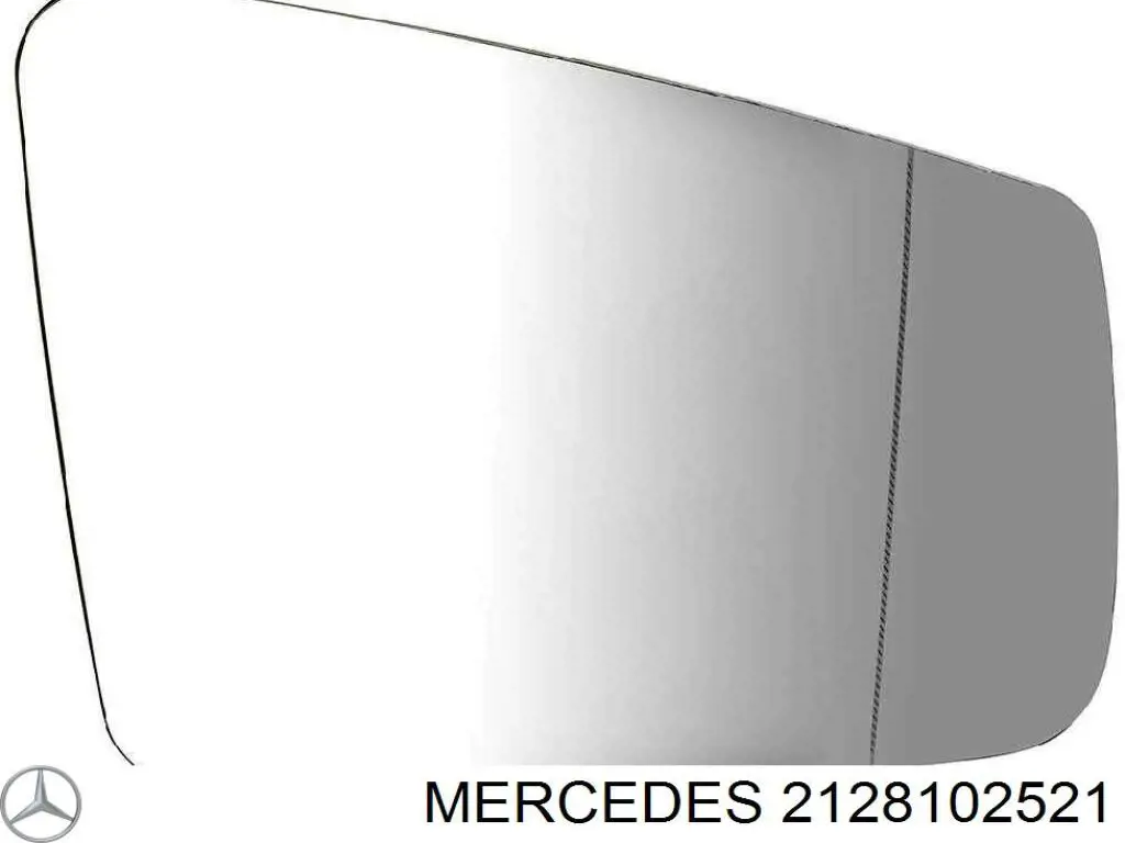 Стекло правого зеркала заднего вида 2128100221 Mercedes