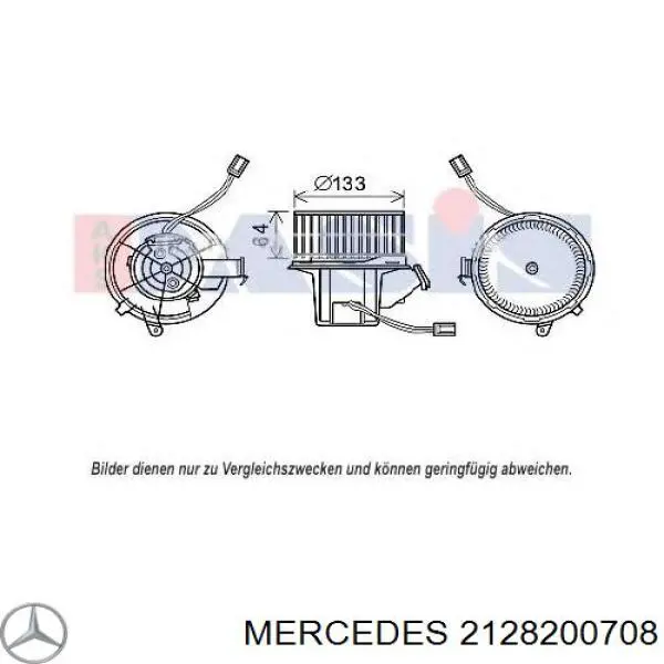 Моторчик печки Mercedes 2128200708