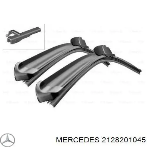 2128201045 Mercedes щетка-дворник лобового стекла, комплект из 2 шт.