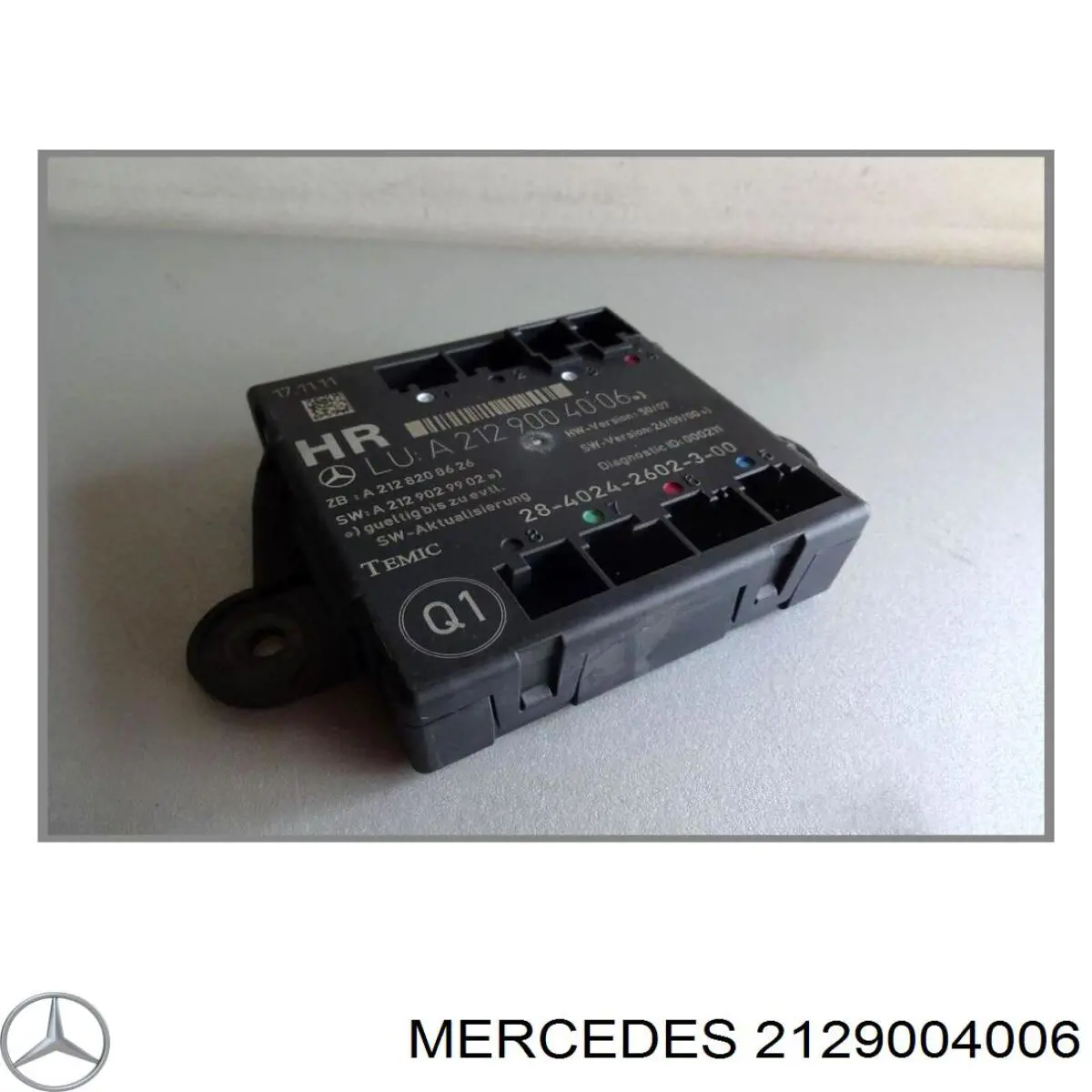 Блок комфорта на Mercedes C (W204)