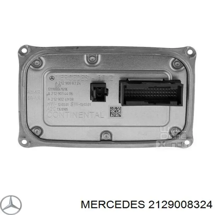 2129008324 Mercedes módulo de direção (centralina eletrônica das luzes)