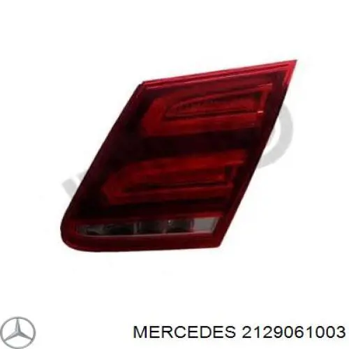 2129061003 Mercedes lanterna traseira direita interna